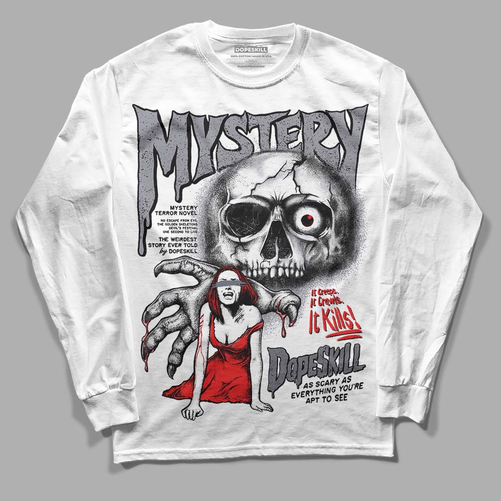 Jordan 14 Retro 'Stealth' DopeSkill Long Sleeve T-Shirt Mystery Ghostly Grasp Graphic Streetwear - White