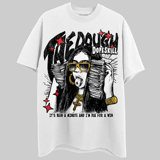 Black and White Sneakers DopeSkill T-Shirt The Dough Graphic Streetwear - White