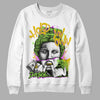 Jordan 5 Green Bean DopeSkill Sweatshirt Hold My Own Graphic Streetwear - White