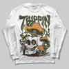Olive Sneakers DopeSkill Long Sleeve T-Shirt Trippin Graphic Streetwear - White