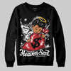 Jordan 11 “Bred Velvet” DopeSkill Sweatshirt Heaven Sent Graphic Streetwear - Black