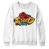 Jordan 1 Mid GS 'Six Championships' DopeSkill Sweatshirt Rare Breed Type Graphic Streetwear - White