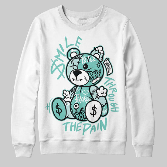 Jordan 11 Low "Igloo" DopeSkill Sweatshirt Smile Through The Pain Graphic Streetwear - White