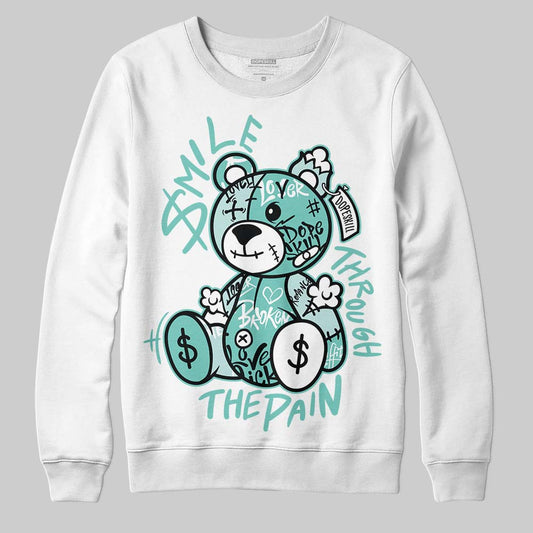 Jordan 11 Low "Igloo" DopeSkill Sweatshirt Smile Through The Pain Graphic Streetwear - White
