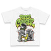 Neon Green Sneakers DopeSkill Toddler Kids T-shirt Paper Chaser Boy Graphic Streetwear - White