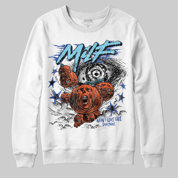 Dunk Low Argon DopeSkill Sweatshirt MILF Graphic Streetwear - White