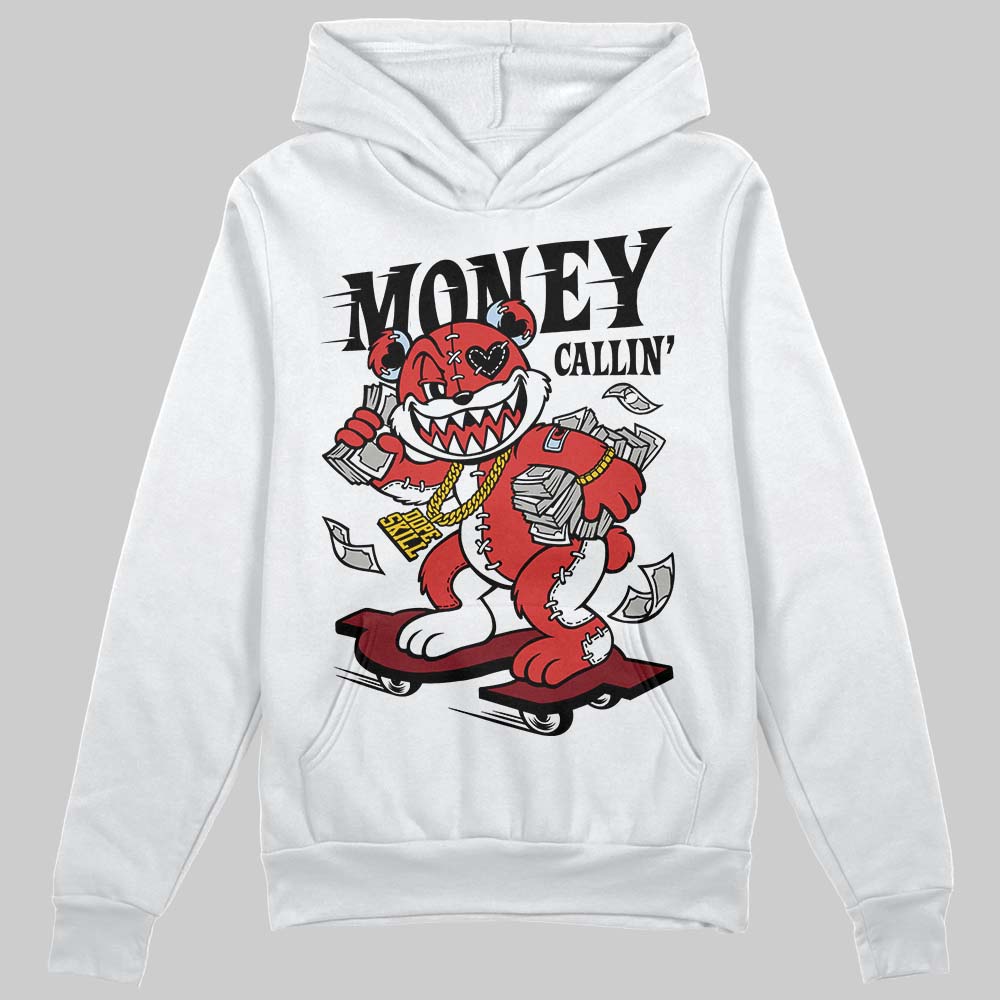 Jordan 6 “Reverse Infrared” DopeSkill Hoodie Sweatshirt Money Callin' Graphic Streetwear - White