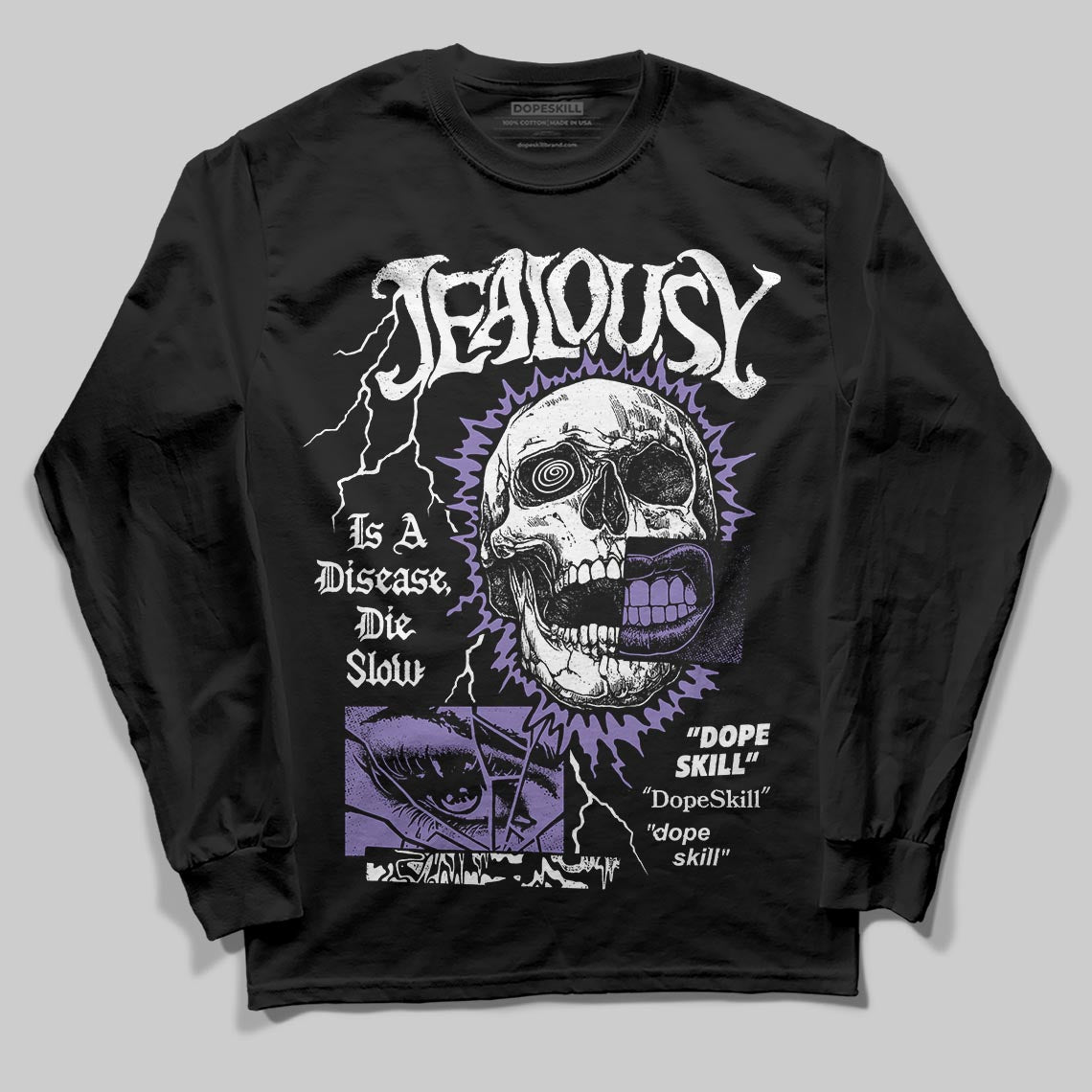 Jordan 11 "Mojave" DopeSkill Long Sleeve T-Shirt Jealousy Graphic Streetwear - black