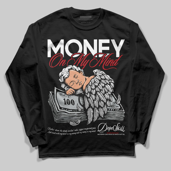 Jordan 11 “Bred Velvet” DopeSkill Long Sleeve T-Shirt MOMM Graphic Streetwear - Black