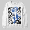Jordan 1 Low Travis Scott x Fragment DopeSkill Sweatshirt Built Different Graphic Streetwear - White