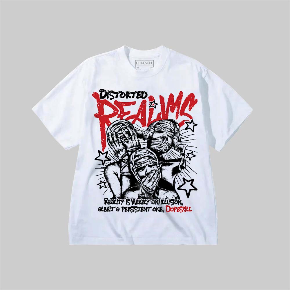 Distorted Realms DopeSkill Premium T-shirt Streetwear - White