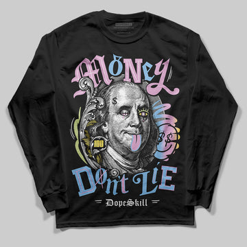 Jordan 5 “Year of the Snake” DopeSkill Long Sleeve T-Shirt Money Don't Lie Graphic Streetwear - Black