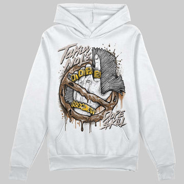 Jordan 3 Retro Palomino DopeSkill Hoodie Sweatshirt Takin No L's Graphic Streetwear - White