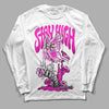 Dunk Low GS “Active Fuchsia” DopeSkill Long Sleeve T-Shirt Stay High Graphic Streetwear - White