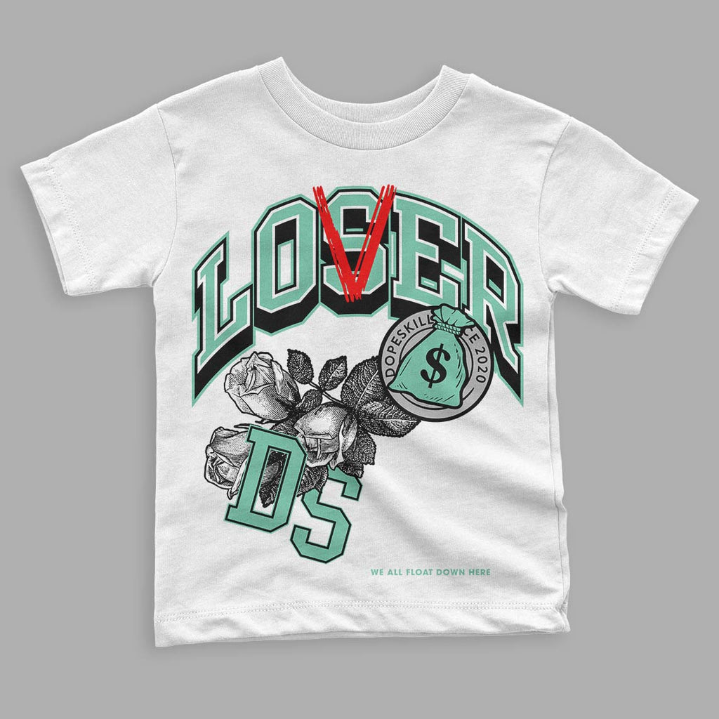 Jordan 3 "Green Glow" DopeSkill Toddler Kids T-shirt Loser Lover Graphic Streetwear - White 