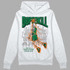 Green Sneakers DopeSkill Hoodie Sweatshirt Thunder Dunk Graphic Streetwear - White 