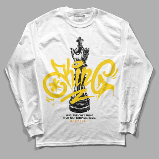 Jordan 6 “Yellow Ochre” DopeSkill Long Sleeve T-Shirt King Chess Graphic Streetwear - White