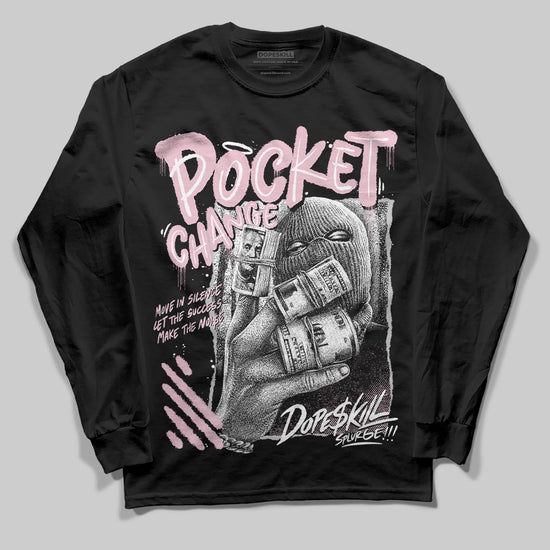 Jordan 5 OG “35th Anniversary” DopeSkill Long Sleeve T-Shirt Pocket Change Graphic Streetwear - Black
