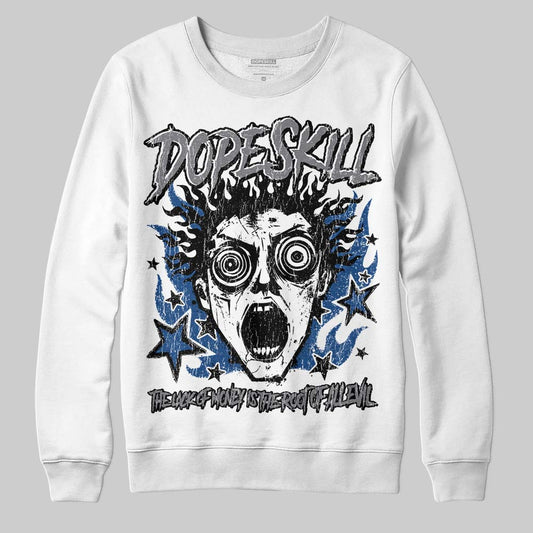 Jordan 9 Retro 'Flint Grey' 2026 DopeSkill Sweatshirt Root of Evil Graphic Streetwear - White