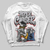 Grey Sneakers DopeSkill Long Sleeve T-Shirt Paper Chaser Boy Graphic Streetwear - White