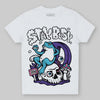 Jordan 8 Retro 'Aqua' 2025 DopeSkill Toddler Kids T-shirt Stay Busy Graphic Streetwear - White