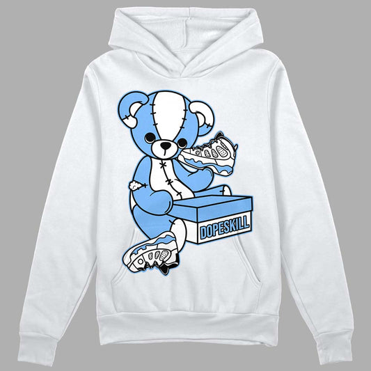 Jordan 9 Powder Blue DopeSkill Hoodie Sweatshirt Sneakerhead BEAR Graphic Streetwear - White 