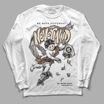 Jordan 5 SE “Sail” DopeSkill Long Sleeve T-Shirt Nevermind Graphic Streetwear - White