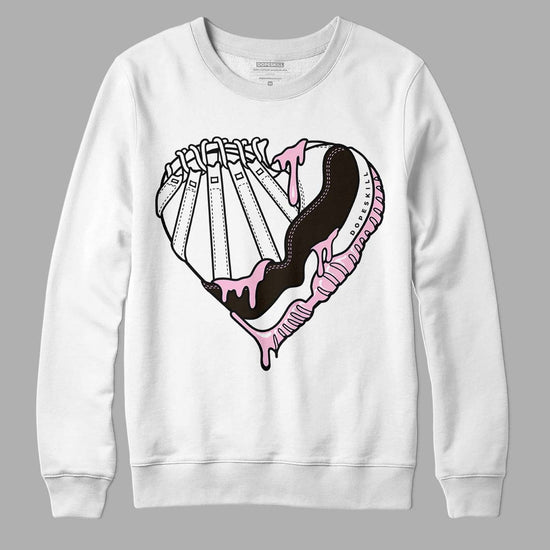 Jordan 11 Retro Neapolitan DopeSkill Sweatshirt Heart Jordan 11 Graphic Streetwear