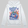 Royal Blue Sneakers DopeSkill Hoodie Sweatshirt Ease My Mind Graphic Streetwear - White