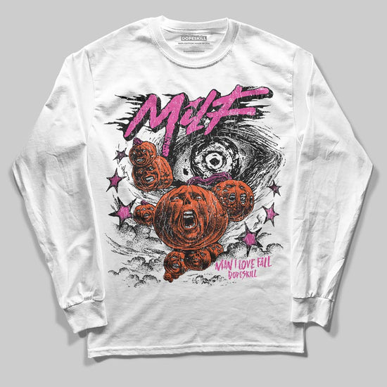 Dunk Low GS “Active Fuchsia” DopeSkill Long Sleeve T-Shirt MILF Graphic Streetwear - White 