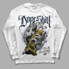 Dunk Low Vintage “Michigan” DopeSkill Long Sleeve T-Shirt Money Loves Me Graphic Streetwear - White