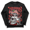 Jordan 13 “Dune Red” DopeSkill Long Sleeve T-Shirt Trippin Graphic Streetwear - Black