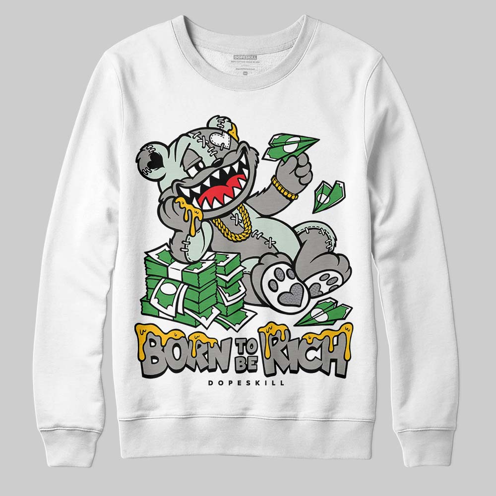 Jordan 1 Retro Low OG Year of the Snake (2025) DopeSkill Sweatshirt Born To Be Rich Graphic Streetwear - White