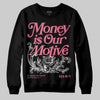 Diesel Pink S - Serendipity Pro-X1 Trainers DopeSkill Sweatshirt Money Is Our Motive Typo Graphic Streetwear - Black