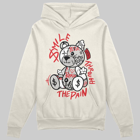 Jordan 1 Retro High OG “Sail” DopeSkill Hoodie Sweatshirt Smile Through The Pain Graphic Streetwear
