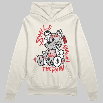 Jordan 1 Retro High OG “Sail” DopeSkill Hoodie Sweatshirt Smile Through The Pain Graphic Streetwear