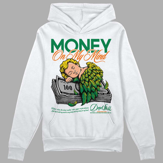 Green Sneakers DopeSkill Hoodie Sweatshirt MOMM Graphic Streetwear - White 