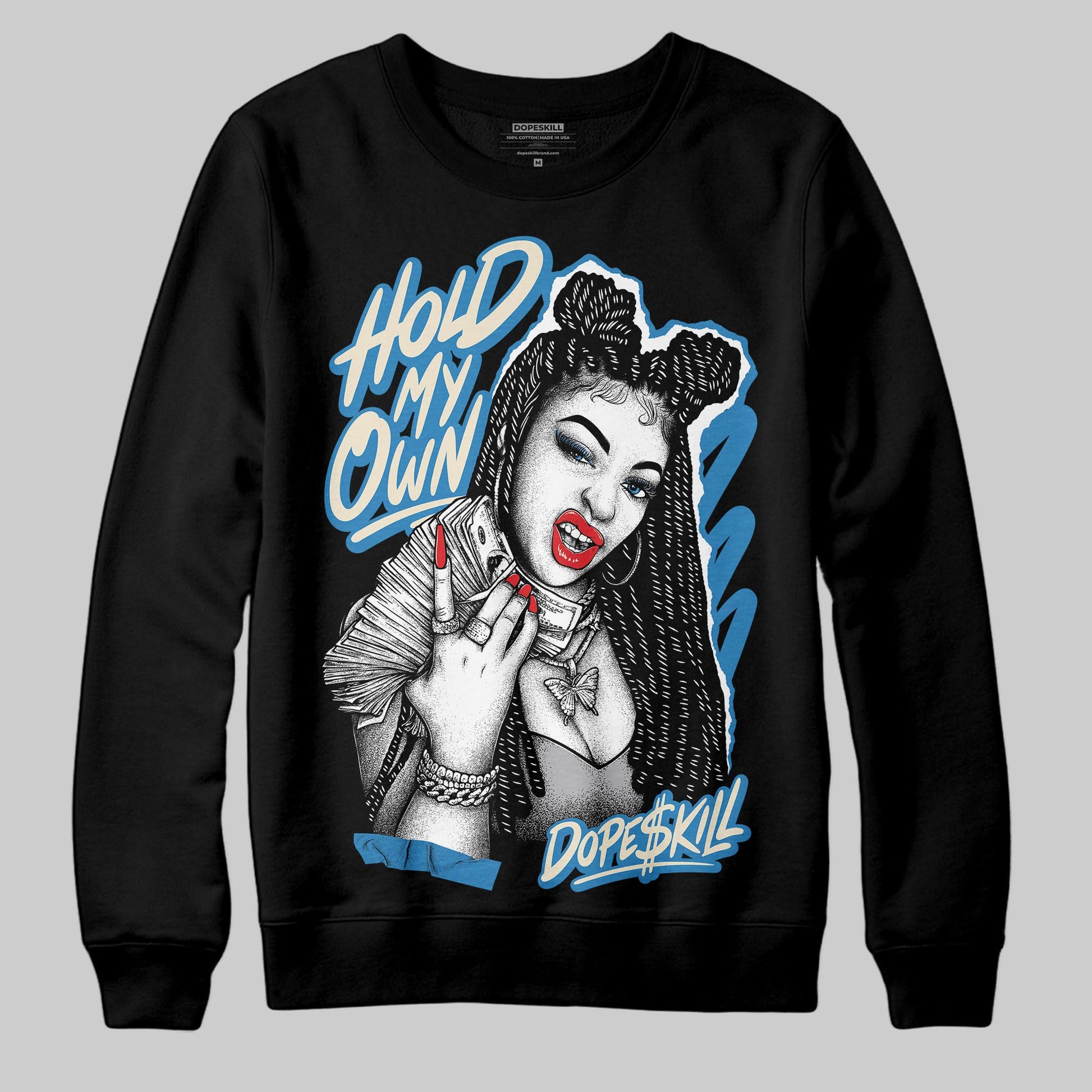 Jordan 3 Retro OG Rare Air DopeSkill Sweatshirt New H.M.O Graphic Streetwear - Black