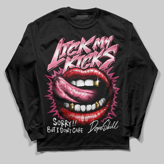 Diesel Pink S - Serendipity Pro-X1 Trainers DopeSkill Long Sleeve T-Shirt Lick My Kicks Graphic Streetwear - Black