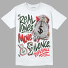 Dunk Low Freddy Krueger DopeSkill T-Shirt Real Ones Move In Silence Graphic Streetwear - White