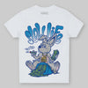 Royal Blue Sneakers DopeSkill Toddler Kids T-shirt Slow Life Graphic Streetwear - White