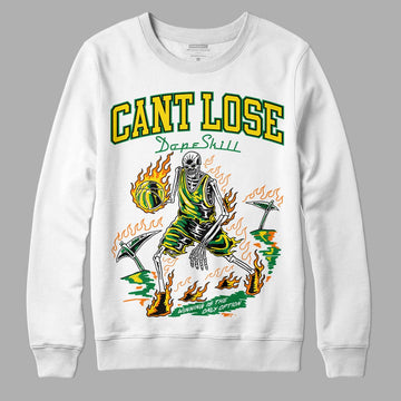 Dunk Low Reverse Brazil DopeSkill Sweatshirt Cant Lose Graphic Streetwear - White