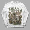 Air Max 90 Ballistic Neutral Olive DopeSkill Long Sleeve T-Shirt Chillin Graphic Streetwear - White