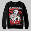 Jordan 11 “Bred Velvet” DopeSkill Sweatshirt Stay It Busy Graphic Streetwear - Black