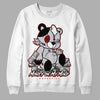 Jordan 2 Retro "Black Cement" DopeSkill Sweatshirt MOMM Bear Graphic Streetwear - White 