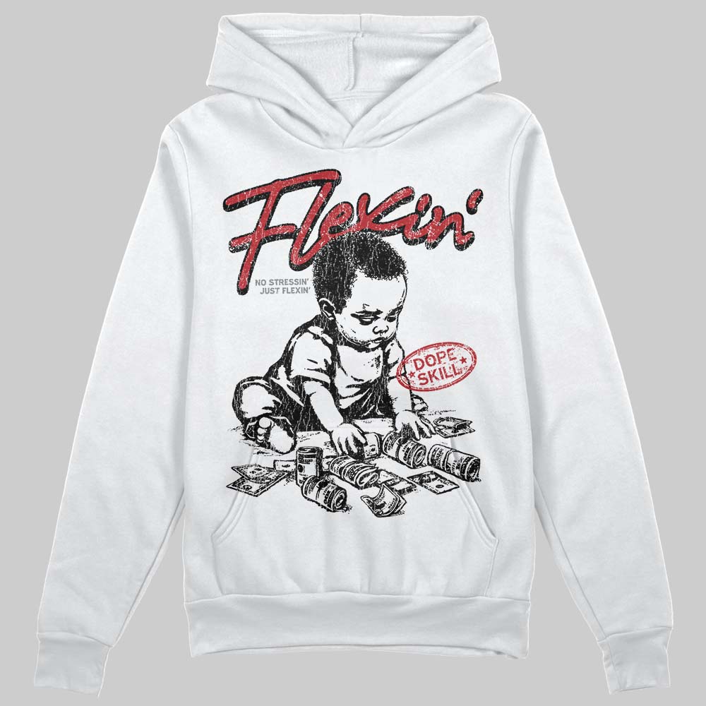 Jordan 8 Retro Bugs Bunny (2025) DopeSkill Hoodie Sweatshirt Flexin' Graphic Streetwear - White