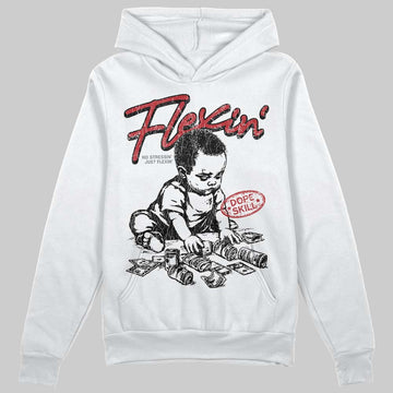 Jordan 8 Retro Bugs Bunny (2025) DopeSkill Hoodie Sweatshirt Flexin' Graphic Streetwear - White