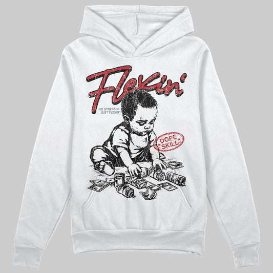 Jordan 8 Retro Bugs Bunny (2025) DopeSkill Hoodie Sweatshirt Flexin' Graphic Streetwear - White