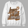 Jordan 3 Retro Palomino DopeSkill Sweatshirt LOVE Graphic Streetwear - White