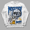 Dunk Blue Jay and University Gold DopeSkill Long Sleeve T-Shirt Mystery Ghostly Grasp Graphic Streetwear - White